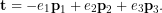 \begin{equation*} \test = - \primaryinti{1} \primary_1 + \primaryinti{2} \primary_2 + \primaryinti{3} \primary_3 . \end{equation*}